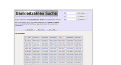 Desktop Screenshot of bankleitzahlen-online.de